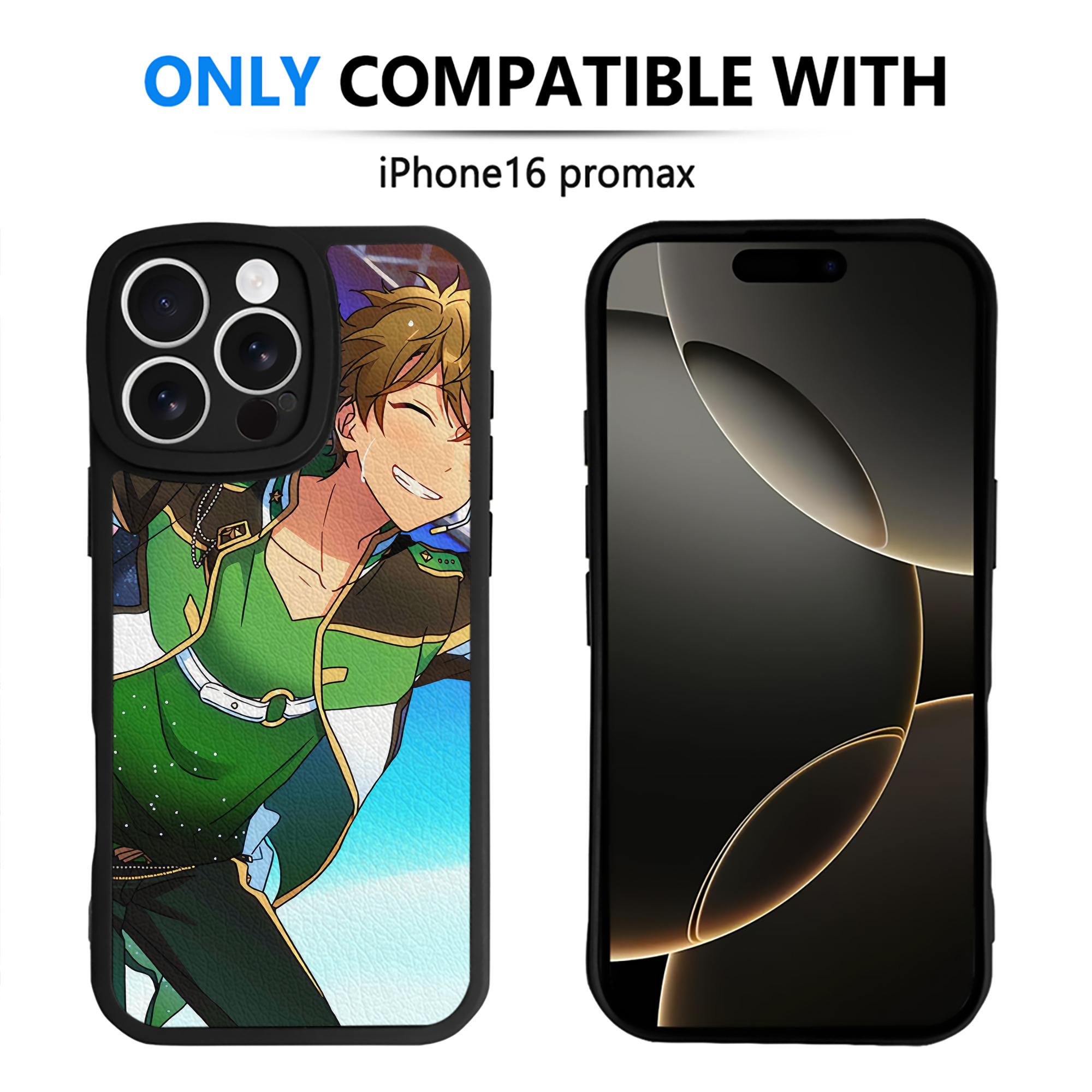 （画像用） あんさんぶるスターズ! Ensemble Stars 【iPhone 16シリーズ対応】シリコンスマホケース（レザー調） 材質：シリコン
